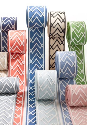 Thibaut Summit Applique Tape in Sky